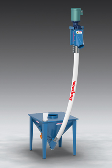 Transportador de Tornillo Flexible de Acero al Carbono Modelo Base