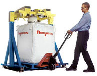 Llenador de supersacos de bajo perfil